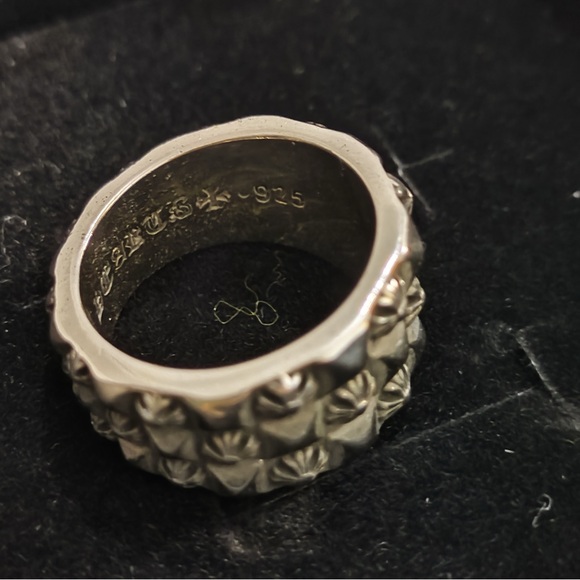 Chrome Hearts Double Floral Cross Ring - Picture 4 of 6